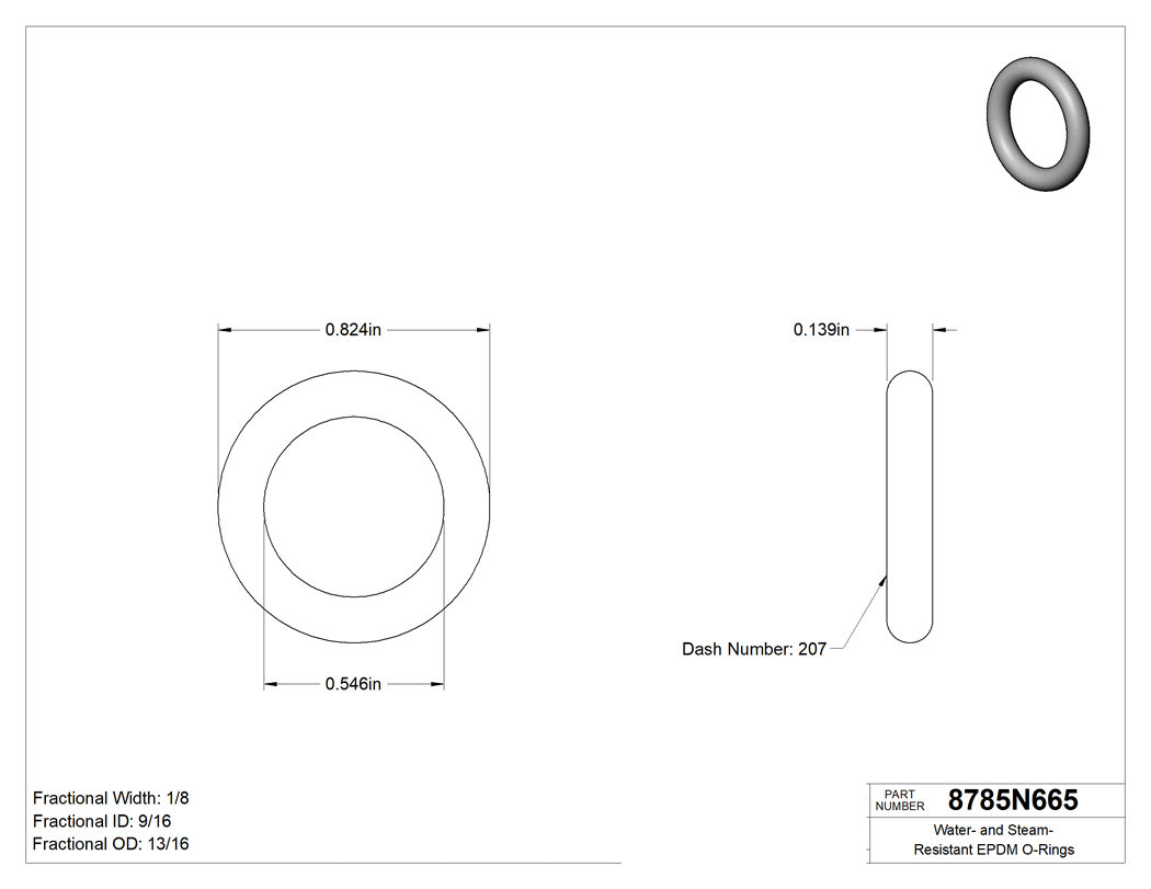 Technical drawing - 8785N665
